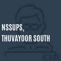 Nssups, Thuvayoor South Upper Primary School Logo
