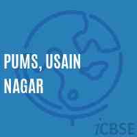 Pums, Usain Nagar Middle School Logo