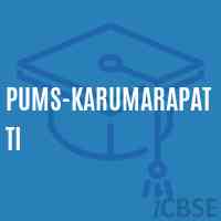 Pums-Karumarapatti Middle School Logo