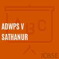 Adwps V Sathanur Primary School Logo