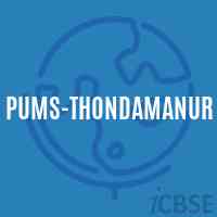 Pums-Thondamanur Middle School Logo
