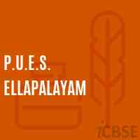 P.U.E.S. Ellapalayam Primary School Logo