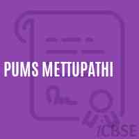 Pums Mettupathi Middle School Logo