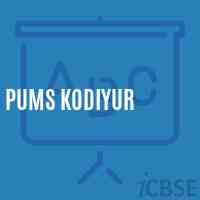 Pums Kodiyur Middle School Logo