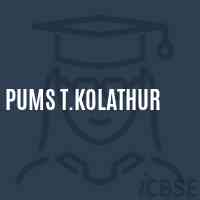 Pums T.Kolathur Middle School Logo