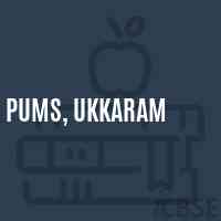 Pums, Ukkaram Middle School Logo