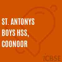 St. Antonys Boys Hss, Coonoor High School Logo