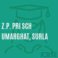 Z.P. Pri Sch Umarghat, Surla Primary School Logo