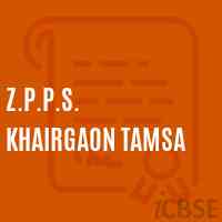 Z.P.P.S. Khairgaon Tamsa Primary School Logo