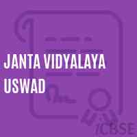 Janta Vidyalaya Uswad Secondary School Logo