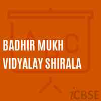 Badhir Mukh Vidyalay Shirala Middle School Logo