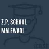 Z.P. School Malewadi Logo