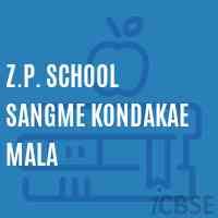 Z.P. School Sangme Kondakae Mala Logo