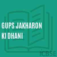 Gups Jakharon Ki Dhani Middle School Logo
