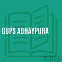 Gups Abhaypura Middle School Logo