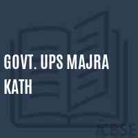 Govt. Ups Majra Kath Middle School Logo