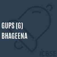 Gups (G) Bhageena Middle School Logo