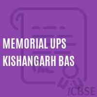 Memorial Ups Kishangarh Bas Senior Secondary School Logo