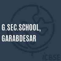 G.Sec.School, Garabdesar Logo