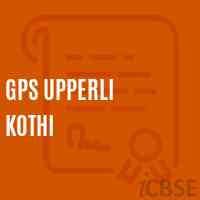 Gps Upperli Kothi Primary School Logo