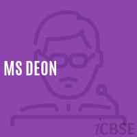 Ms Deon Middle School Logo