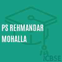 Ps Rehmandar Mohalla Primary School Logo