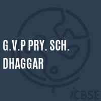 G.V.P Pry. Sch. Dhaggar Primary School Logo