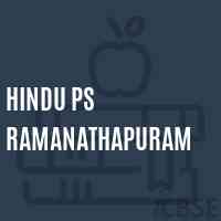 Hindu Ps Ramanathapuram Primary School Logo