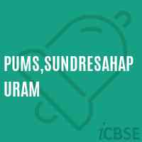 Pums,Sundresahapuram Middle School Logo