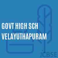 Govt High Sch Velayuthapuram Secondary School Logo