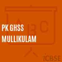 Pk Ghss Mullikulam High School Logo