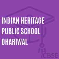 Indian Heritage Public School Dhariwal Logo