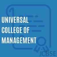 Universal College of Management Logo
