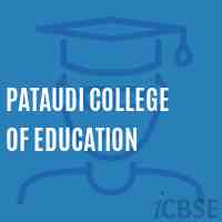 Pataudi College of Education Logo