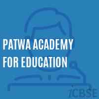 Patwa Academy For Education School Logo