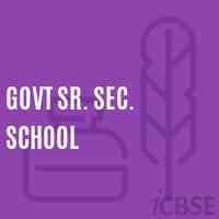 Govt Sr. Sec. School Logo