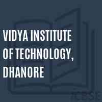 Vidya Institute of Technology, Dhanore Logo