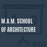 M.A.M. School of Architecture Logo