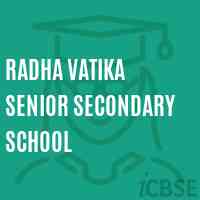 Radha Vatika Senior Secondary School Logo