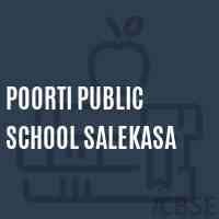 Poorti Public School Salekasa Logo