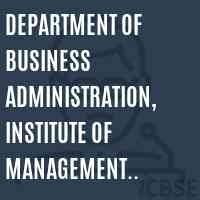 Department of Business Administration, Institute of Management Studies Logo