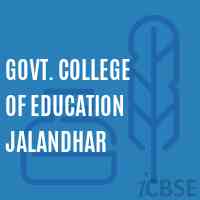 Govt. College of Education Jalandhar Logo