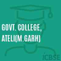 Govt. College, Ateli(M.Garh) Logo