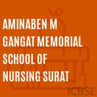 Aminaben M Gangat Memorial School of Nursing Surat Logo