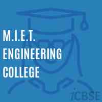 M.I.E.T. Engineering College Logo