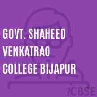 Govt. Shaheed Venkatrao College Bijapur Logo