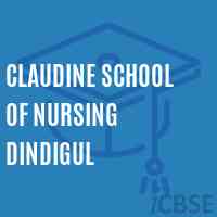 Claudine School of Nursing Dindigul Logo