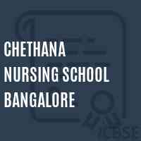 Chethana Nursing School Bangalore Logo