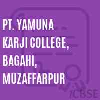 Pt. Yamuna Karji College, Bagahi, Muzaffarpur Logo