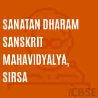 Sanatan Dharam Sanskrit Mahavidyalya, Sirsa College Logo
